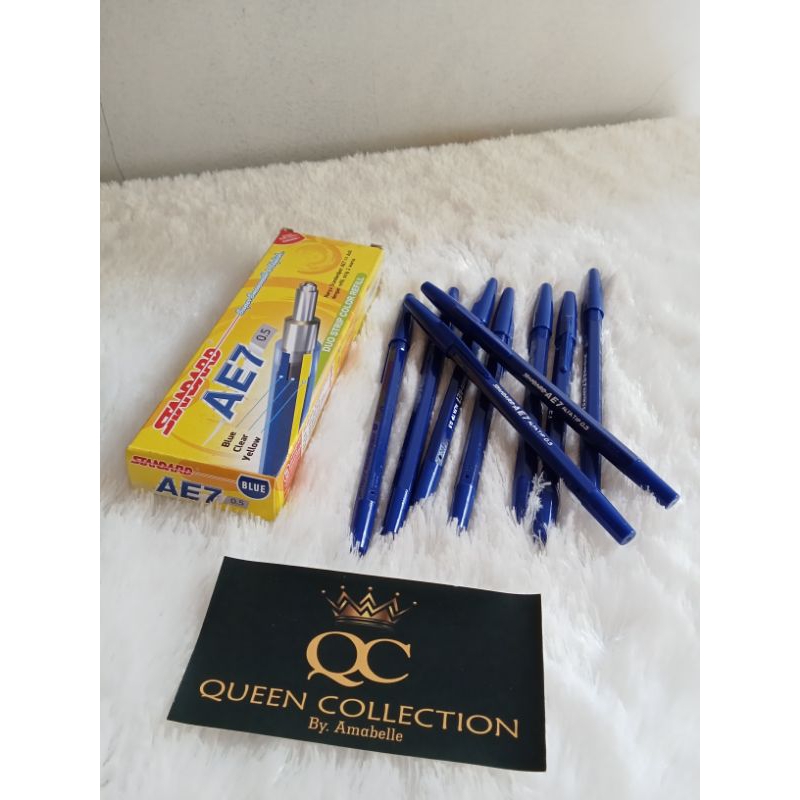 

Bolpoint Standart AE7 Warna Biru - Bolpoint Warna
