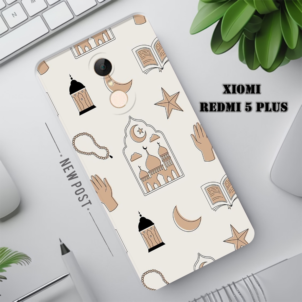 Casing Hp Cocok untuk type XIOMI REDMI 5 PLUS - Softcase Pelindung Kamera Fashion Motif Terbaru Isla