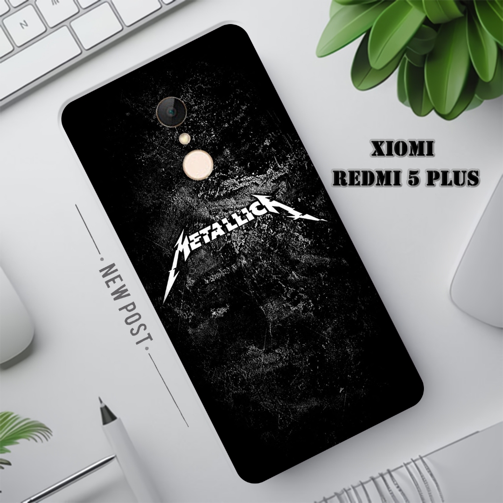 Casing Hp Cocok untuk type XIOMI REDMI 5 PLUS - Softcase Pelindung Kamera Fashion Motif Terbaru Band