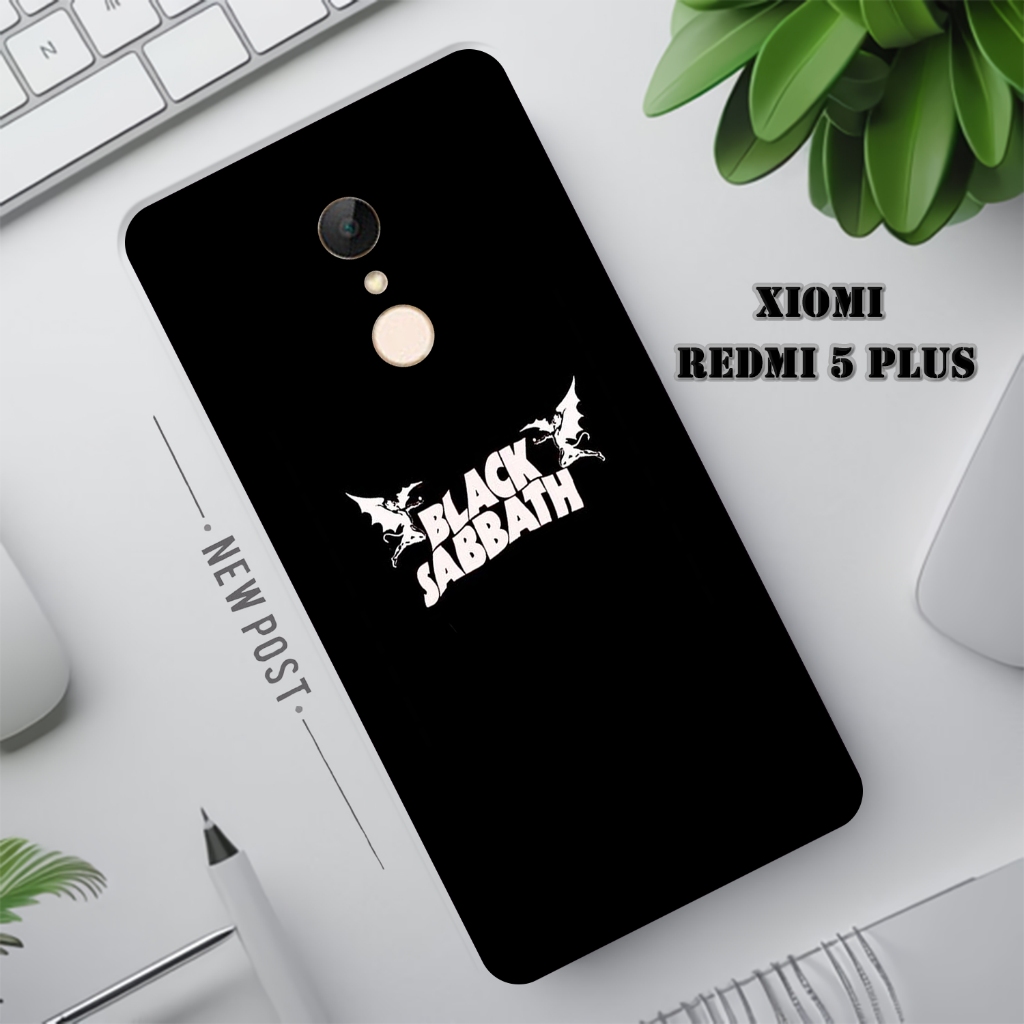 Casing Hp Cocok untuk type XIOMI REDMI 5 PLUS - Softcase Pelindung Kamera Fashion Motif Terbaru Band
