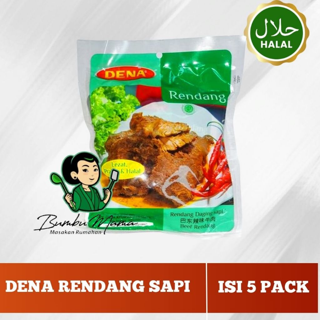 

Dena Rendang Sapi - Rendang Padang - 500gr - Isi 5pcs