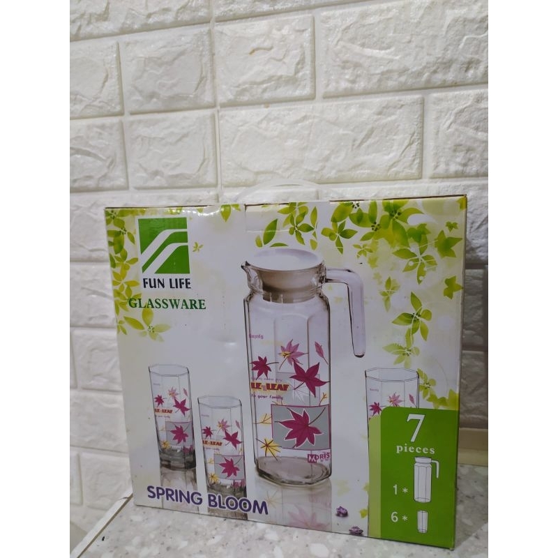 Teko gelas kaca set
