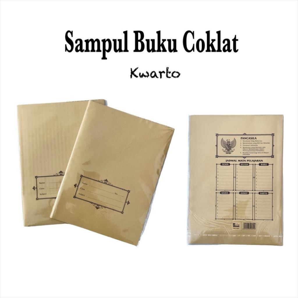 

Sampul / Cover Buku Coklat Samson KWARTO (Pak)