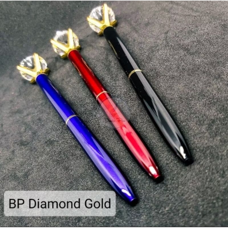 

Bulpoint Metal Unik Diamond Gold Color Free Custom Warna Black,Red,Blue Bisa pilih box,mikka,tanpa box free Grafir Nama/Logo