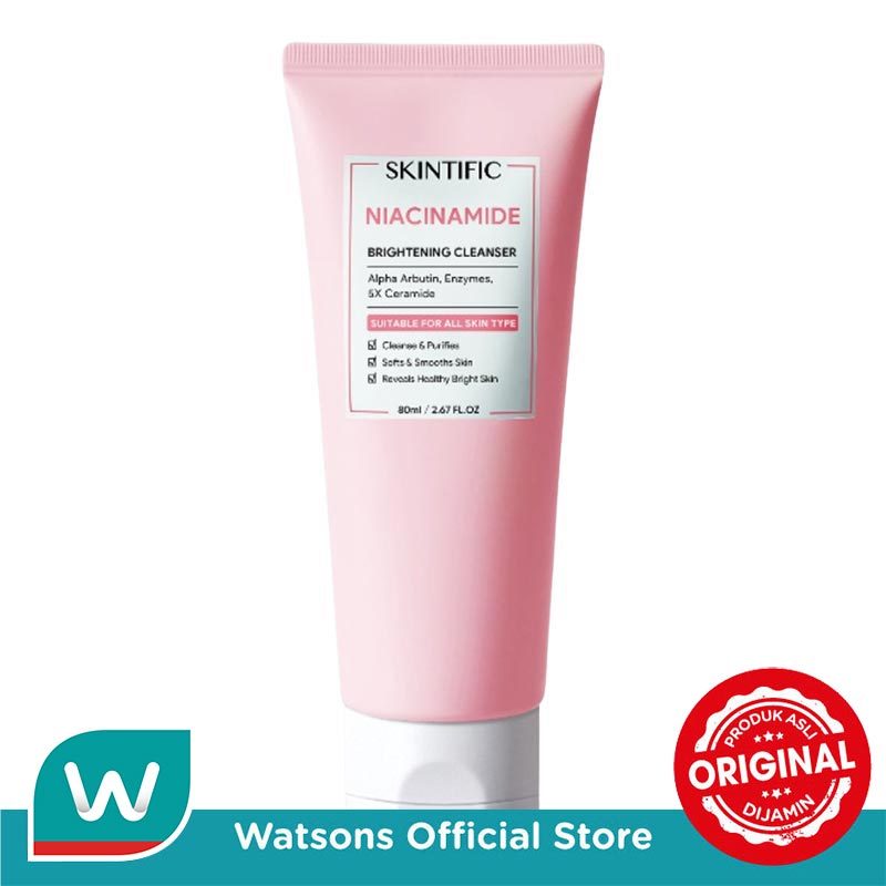 Skintific Niacinamide Brightening Cleanser-80ml