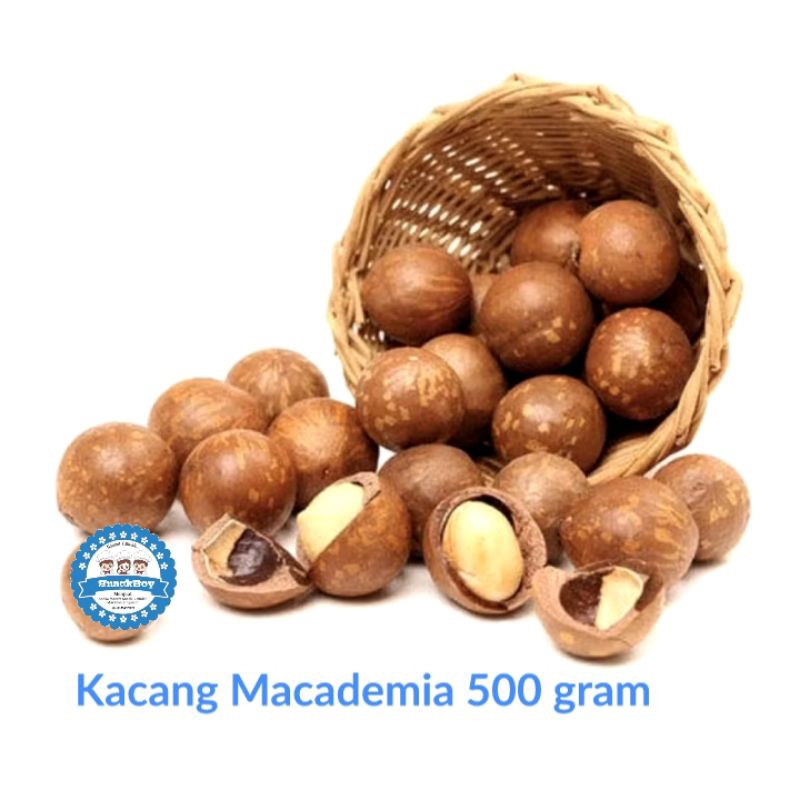 

Kacang Makademia rasa vanilla 500 gram kacang Macademia