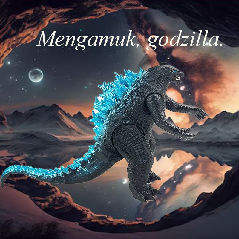 Action Figure Godzilla Earth Mainan godzilla Kaiju Gozila Godzila 2019 shin Godzilla17cm