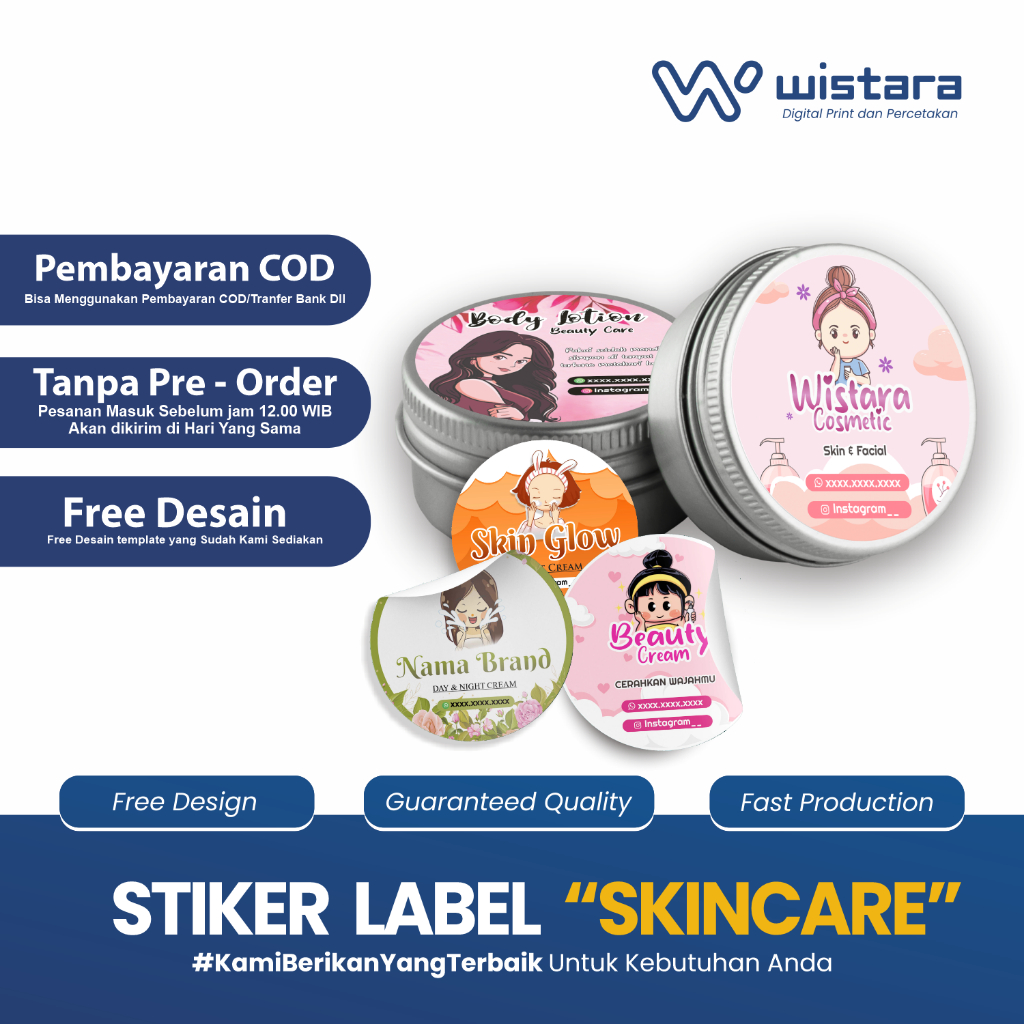 

Stiker Skincare Custom || Stiker lulur || Stiker Kosmetik || Stiker Kecantikan