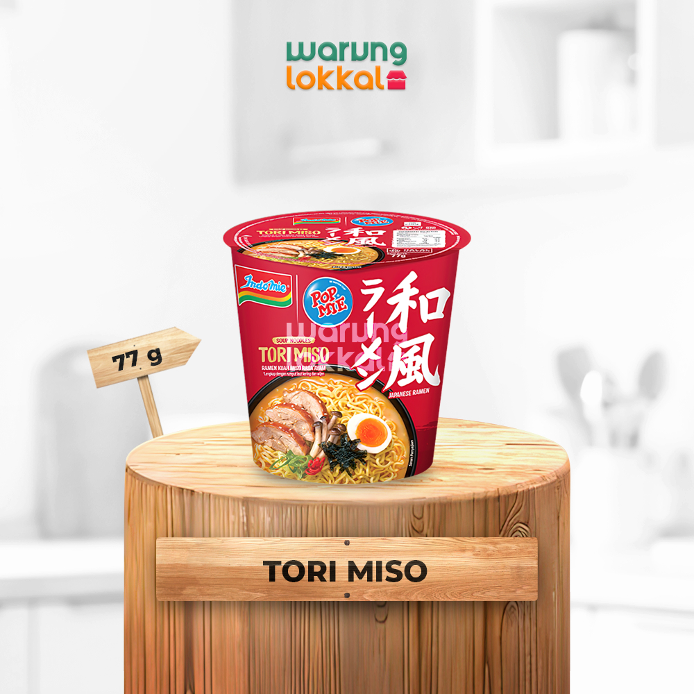

Pop Mie Tori Miso 77g - Warung Lokkal