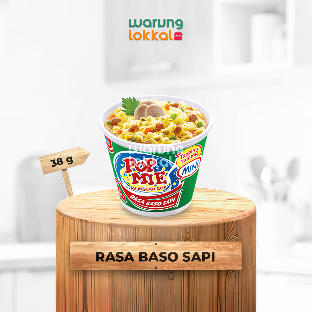 

Pop Mie Mini Rasa Baso Sapi 38g - Warung Lokkal