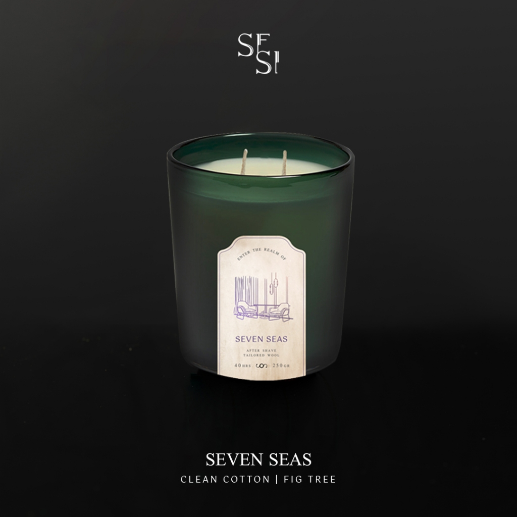 [sesi collective] Scented Soy Wax Candle 250gr - Seven Seas