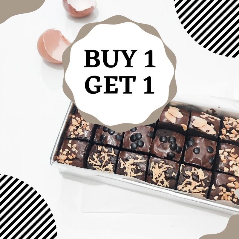 

BROWNIES FUDGY BUY 1 GET 1