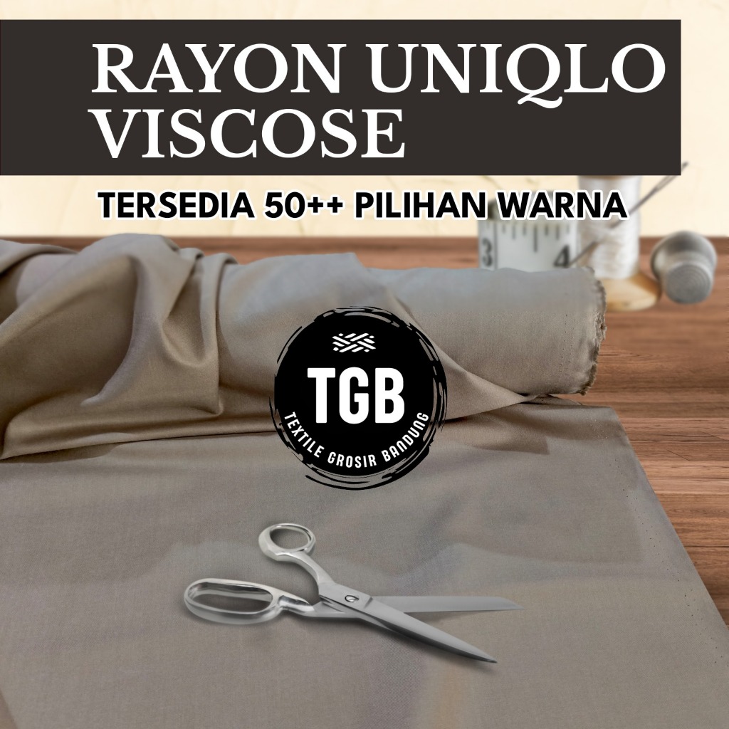 BAHAN KAIN RAYON UNIQLO VISCOSE