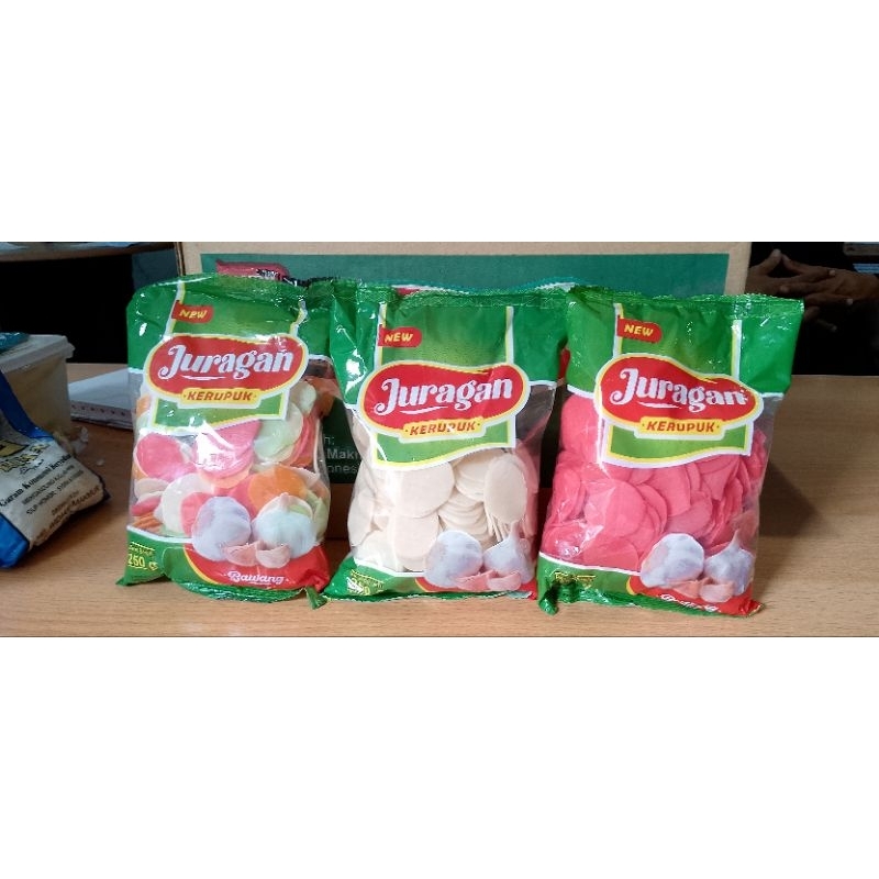 Kerupuk Bawang Oven 1 kg isi 4