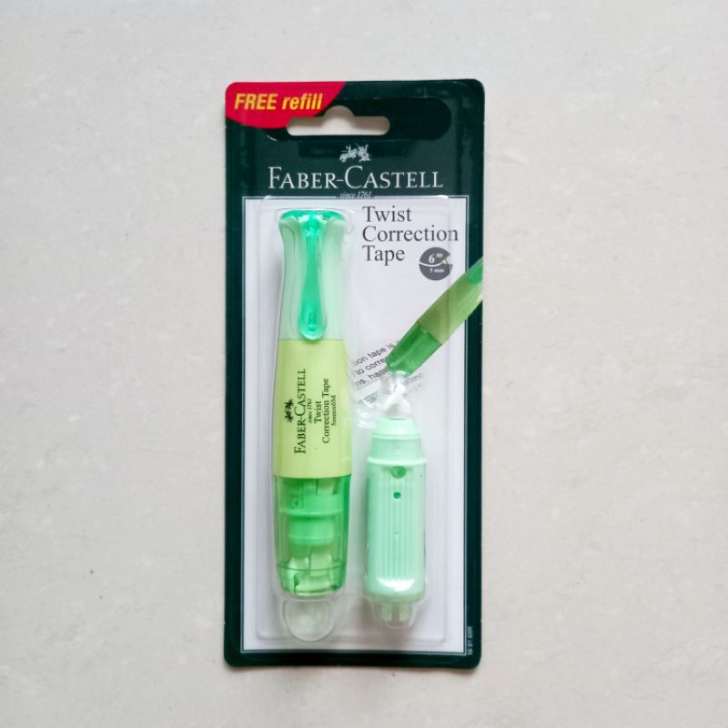 

[ ECER MURAH ] Pita Koreksi Correction Tape Tip-Ex Kertas - Faber Castell Twist