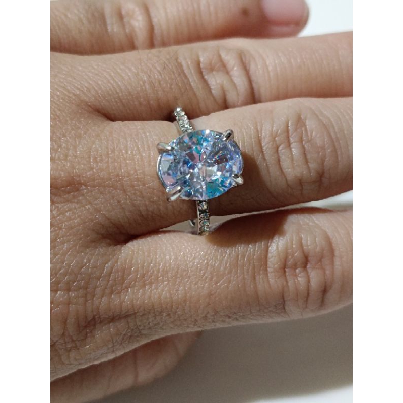 Cincin titanium berlian