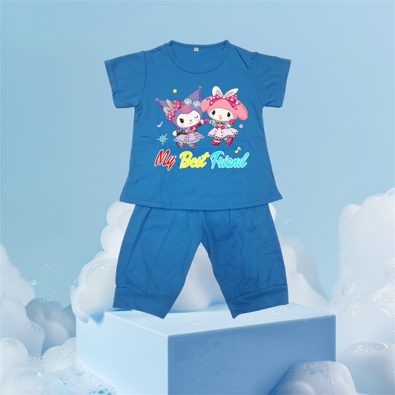 STELAN VIRAL KUROMI/BAJU SNAK CEWEK/BAJU ANAK PEREMPUAN/STELAN ANAK CEWEK/BAJU ANAK UMUR2-8TAHUN