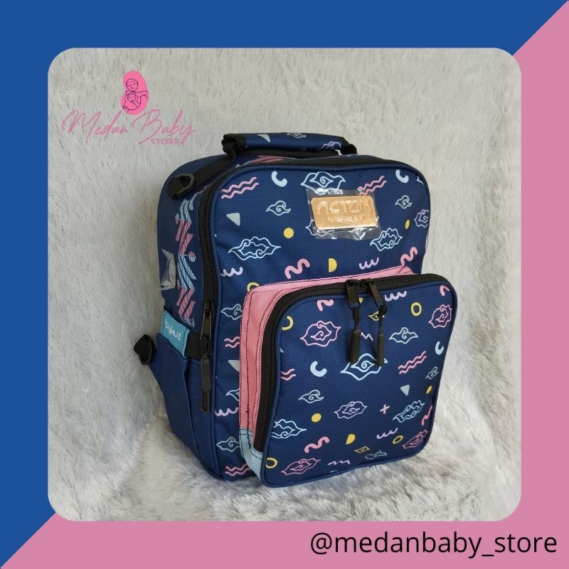 Bayiku.id ACTON Mini Max Diapers Bag Tas Ransel Multifungsi saat travelling