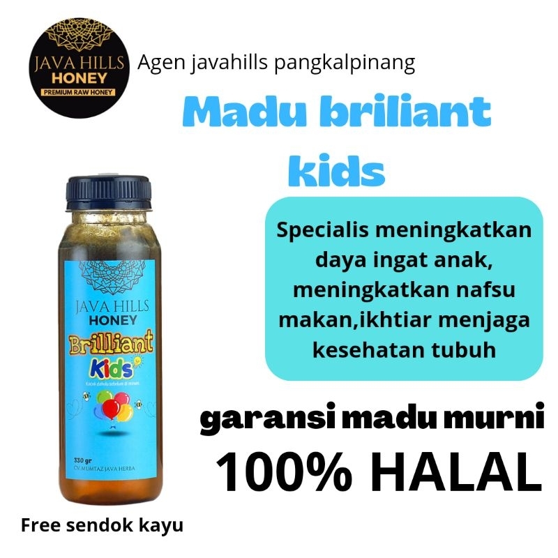 

madu herbal javahills briliant kids yang sangat bagus untuk anak-anak
