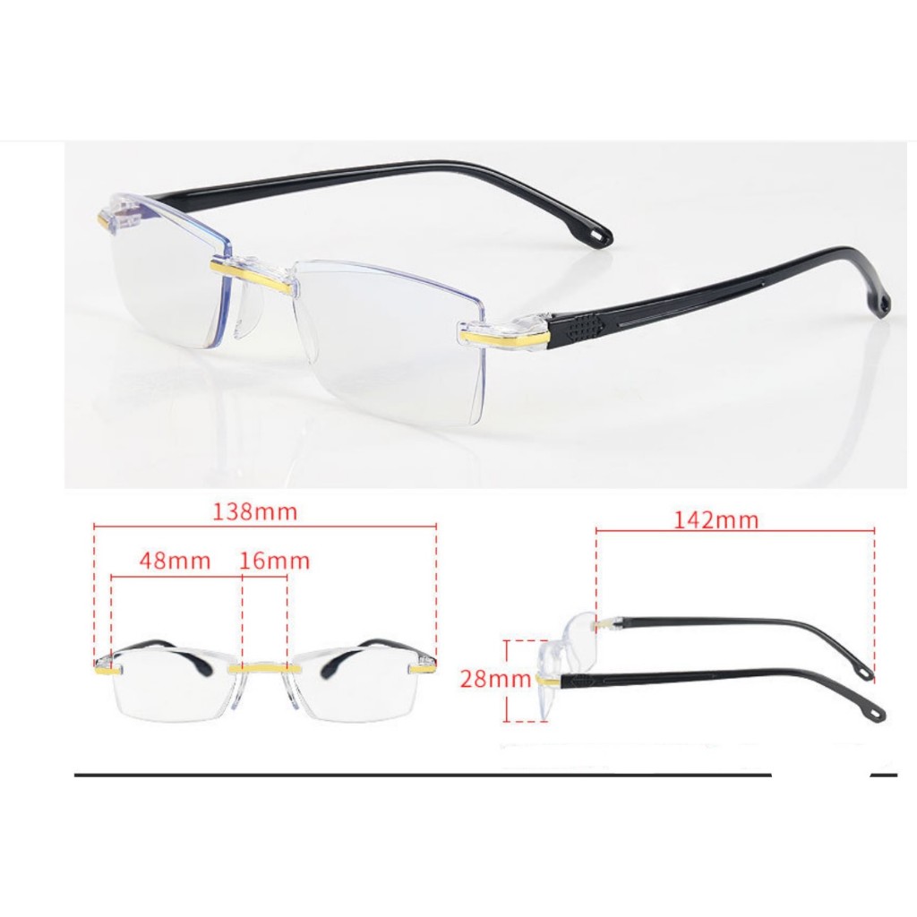 Sylviana723 Kacamata Baca Plus Pria Wanita Super Auto Fokus Anti Blueray Superior Original Beli 1