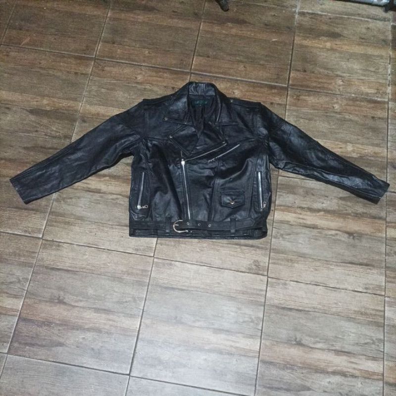 jaket kulit domba Ramones