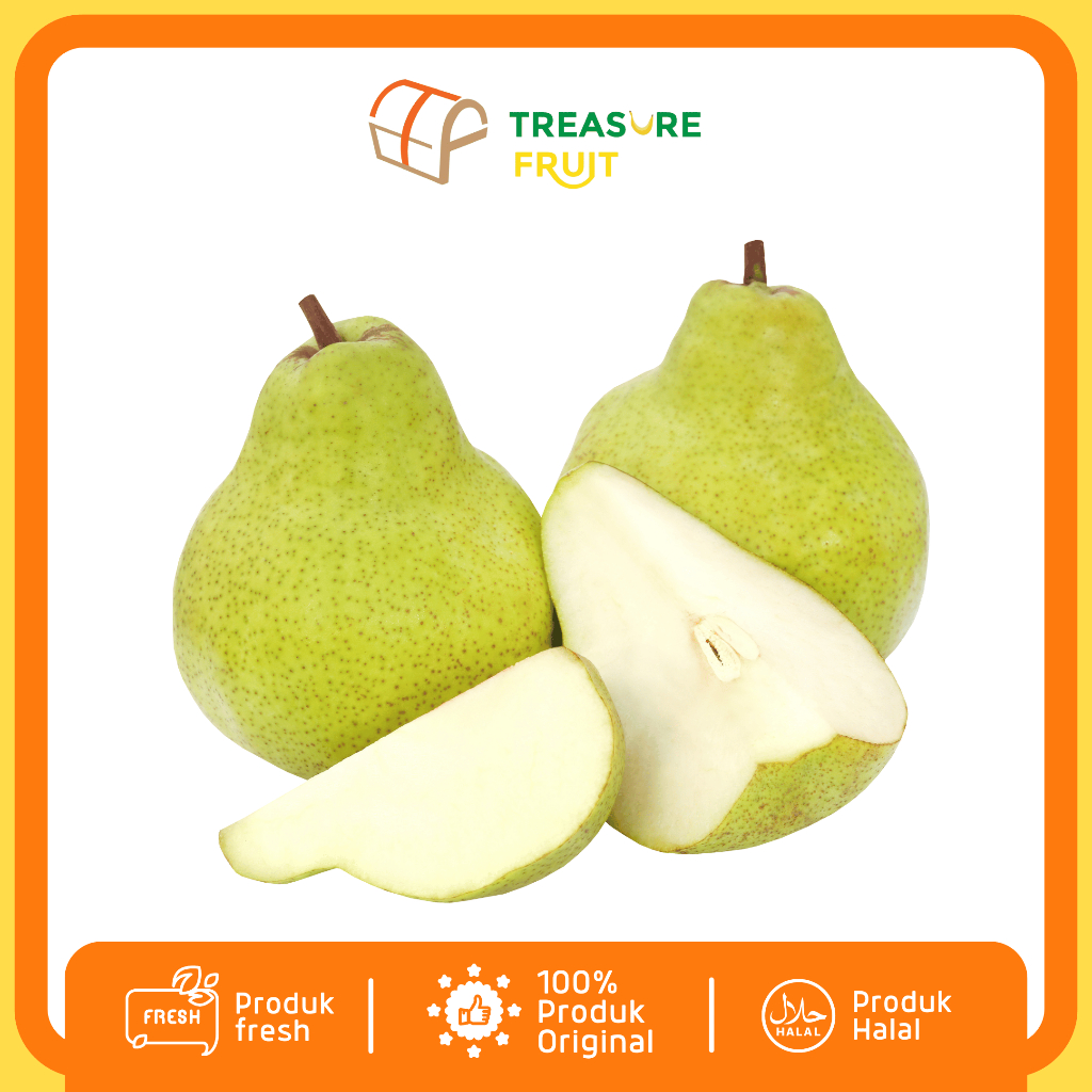 

PEAR PACKHAM Kualitas Premium I Treasure Fruit - Buah Sehat dan Segar