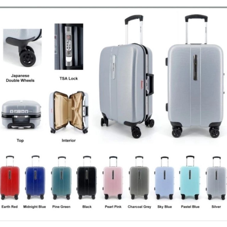 Barang Pilihan Koper president 2inch  24 inc tanpa resleting  koper president fiber 5259 5267 5559 5