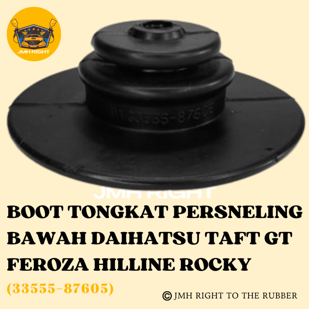 Karet Boot Tutup Tongkat Tuas Gigi Persneling Bawah Mobil Daihatsu Taft GT Feroza Hiline Rocky