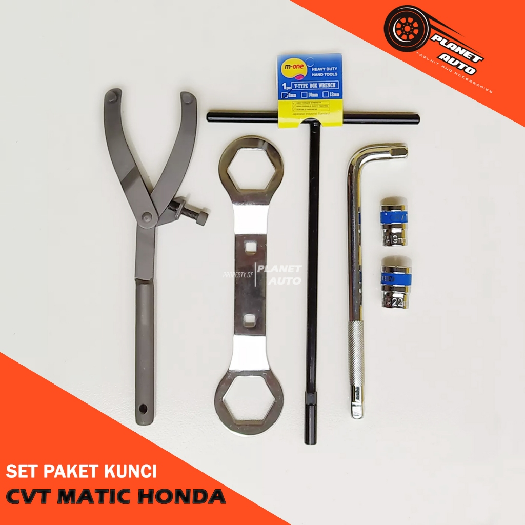 Set Lengkap Paket Kunci CVT Motor Matic Honda