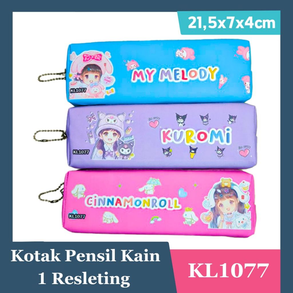 

Pencil Case KL1077 Fancy SAN (1 Resleting)