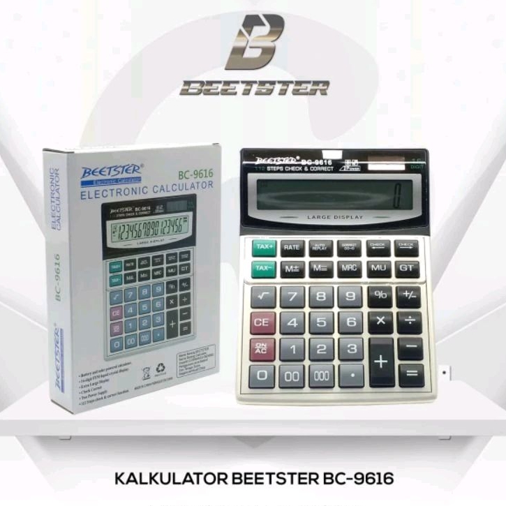 

Kalkulator 16 Digit BC 9616 Beetster