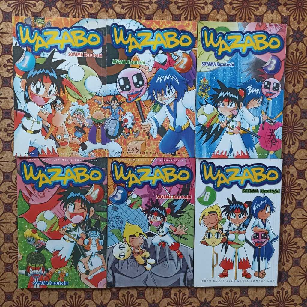 + WAZABO set tamat - Komik serial Elex Media