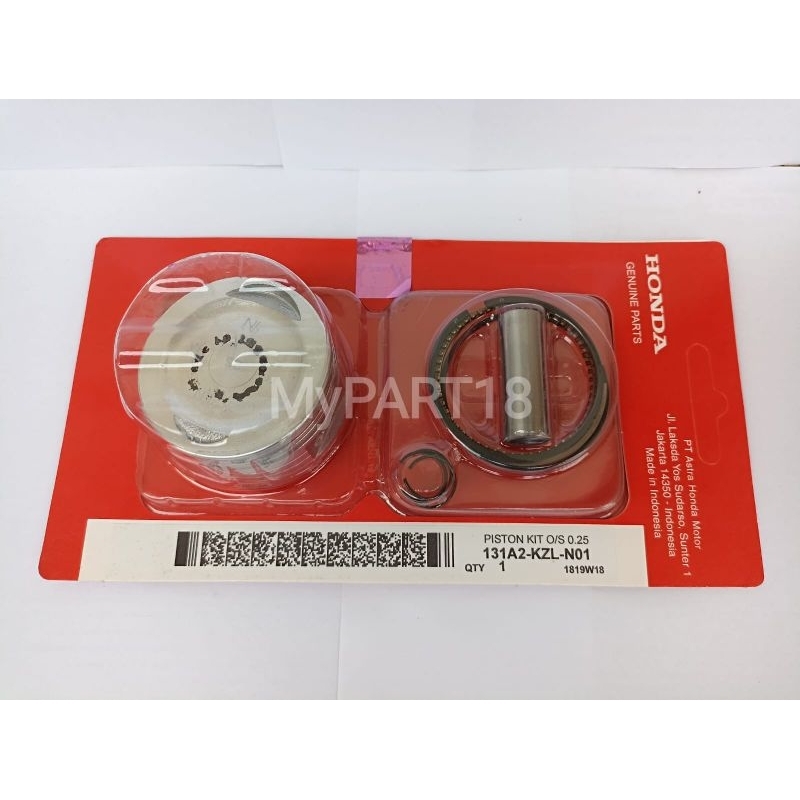 PISTON SEHER KIT KZL BEAT FI SCOOPY FI SPACY FI BEAT STREET STATER KASAR