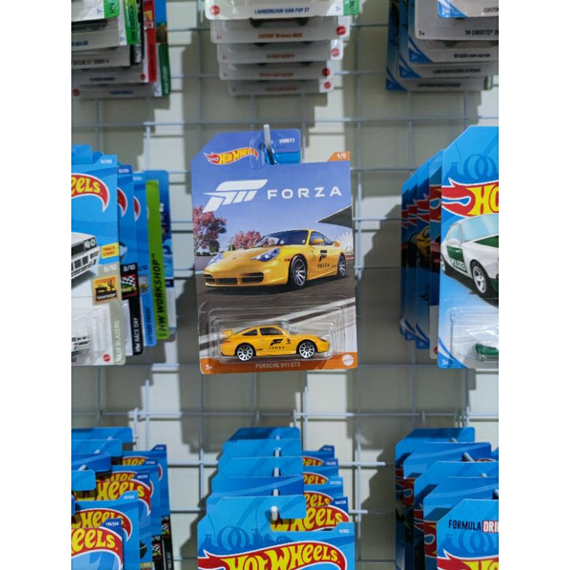 Hot Wheels HW Porsche 911 GT3 Forza Edition Kuning