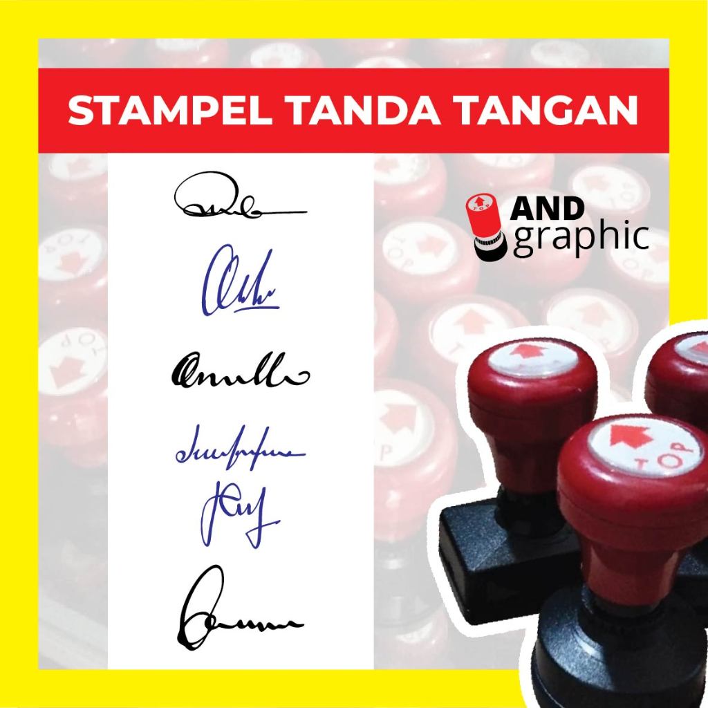 

Stampel Flash/Otomatis Tanda Tangan