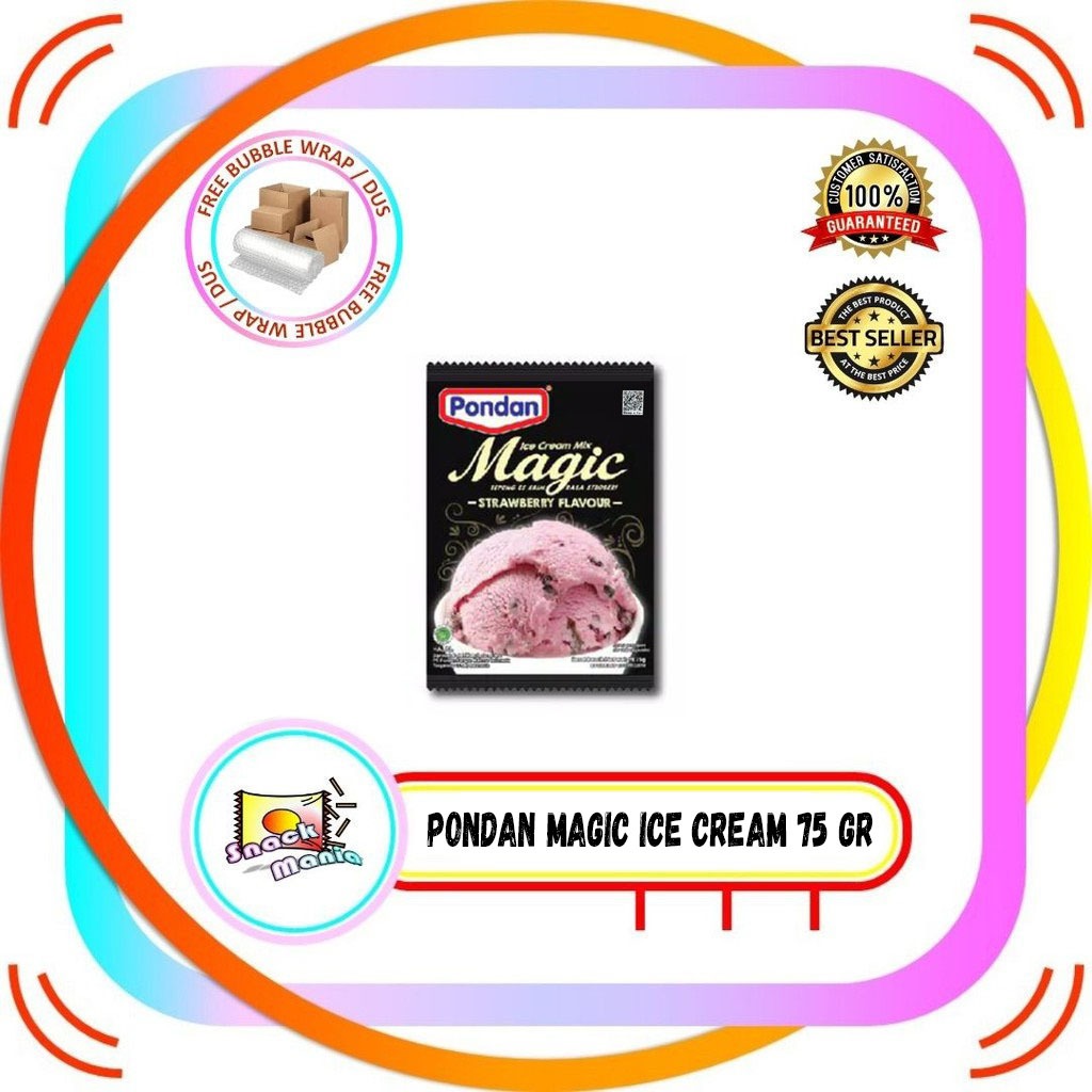 

Pondan Magic Ice Cream Strawberry 75 gr