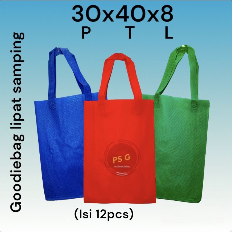 

Tas Goodie bag 30x40 pAkeT mUMeT 12tas Spunbond