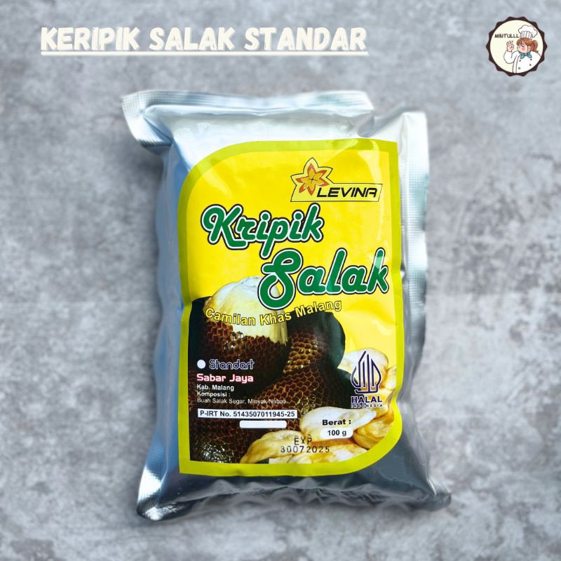 

CAMILAN KERIPIK BUAH OVEN SALAK STANDAR FRUITS CHIPS LEVINA SNACK ENAK MURAH 100 GRAM