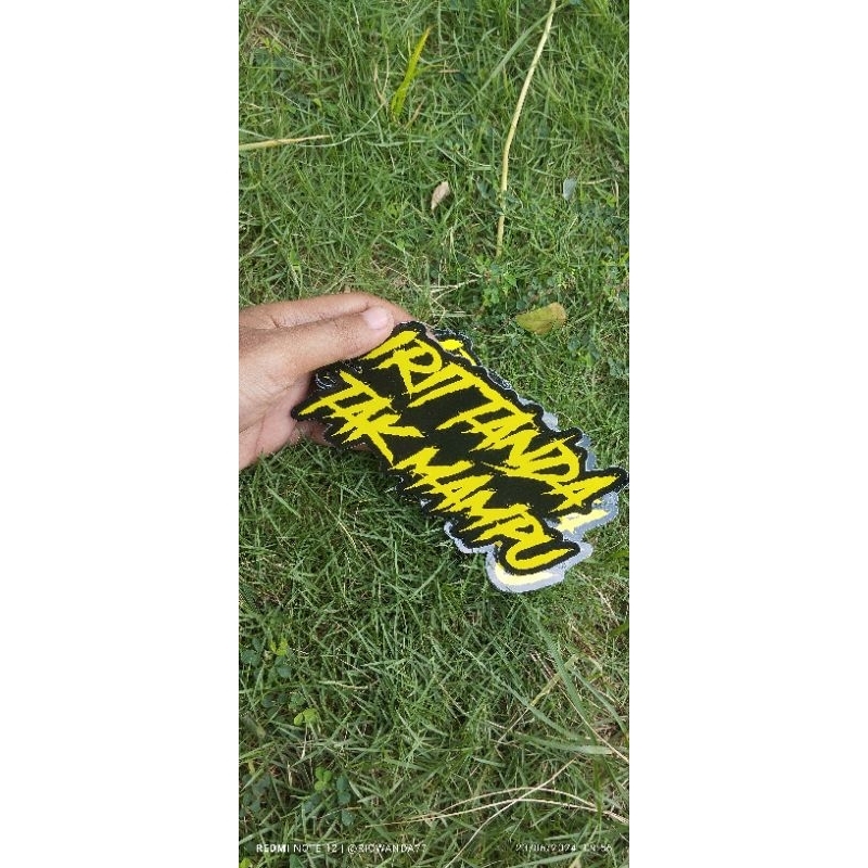 STIKER JOK RXKING IRIT TANDA TAK MAMPU