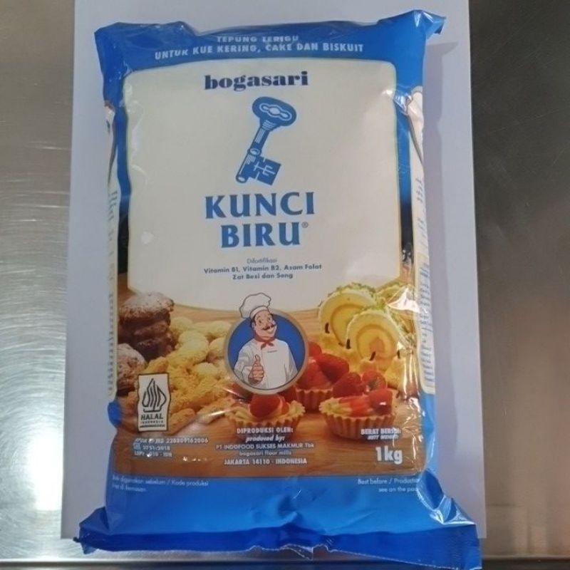 

Tepung Terigu Bogasari KUNCI BIRU Kemasan 1kg