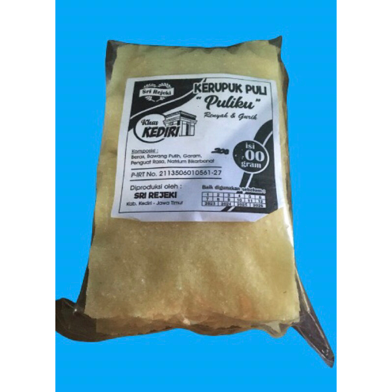

KERUPUK PULI PULIKU khas kediri 200gram #kerupukberas #kerupukgendar