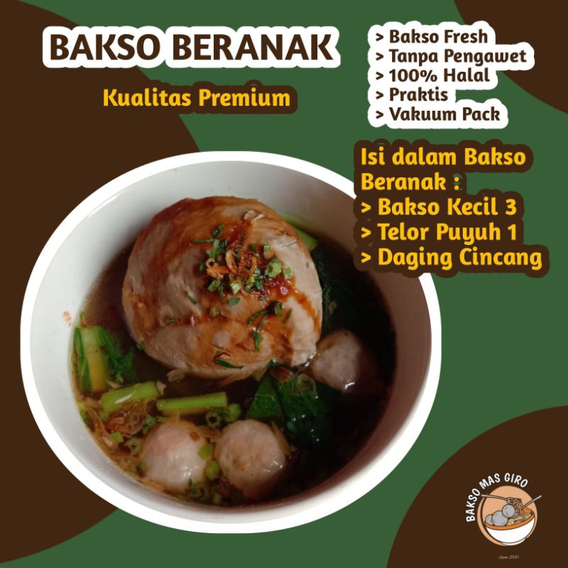 

Bakso Beranak | Bakso Homemade | Bakso Frozenfood | Harga 1 Pcs | Bakso Mas Giro