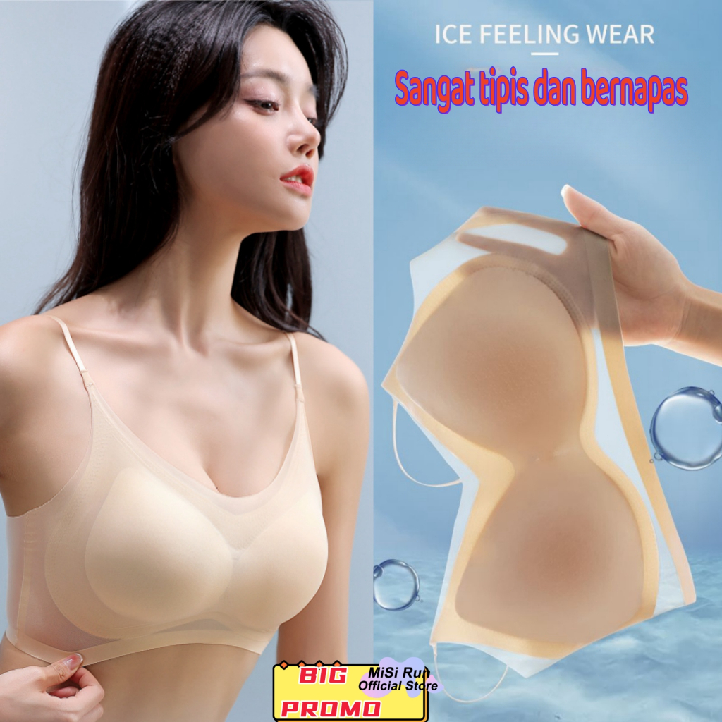 {COD✅}Bh Transparan Polos Wanita Seamless，bra push up，bra sexy，bra wanita tanpa kawat，seamless bra，s