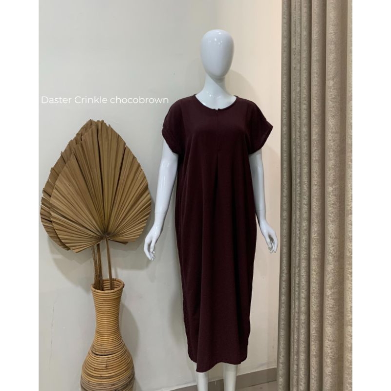 Daster crinkle semata kaki serupa daster verrel habel