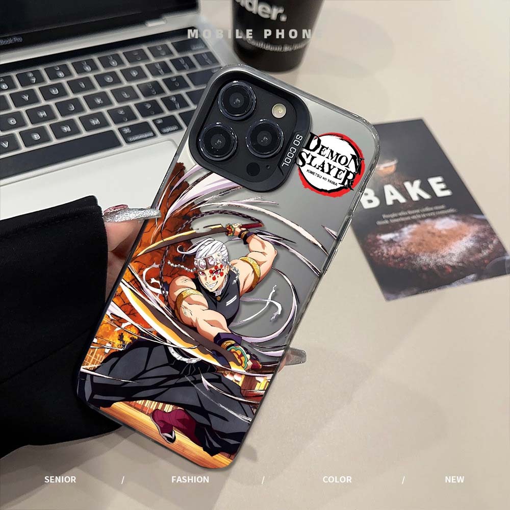 Case imd hybrid motif anime kimetsu no yaiba softcase iphone bergambar