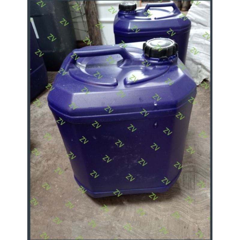 Jerigen 20 liter Bekas / Teng ex Sabun warna Biru / Jerigen Australia model PM