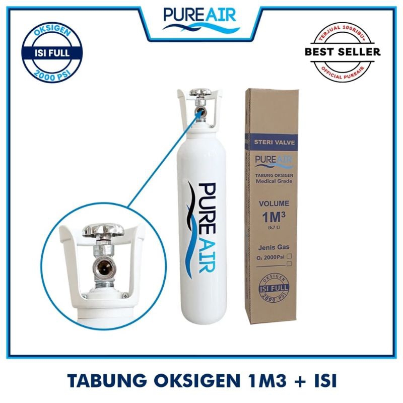 Tabung Oksigen 1m3 Terbaru/Tabung Oksigen - Alat Bantu Pernafasan