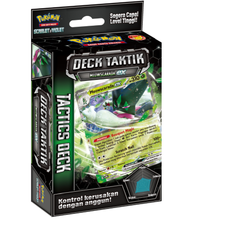 Pokemon TCG Starter Deck Taktik Meowscarada Ex