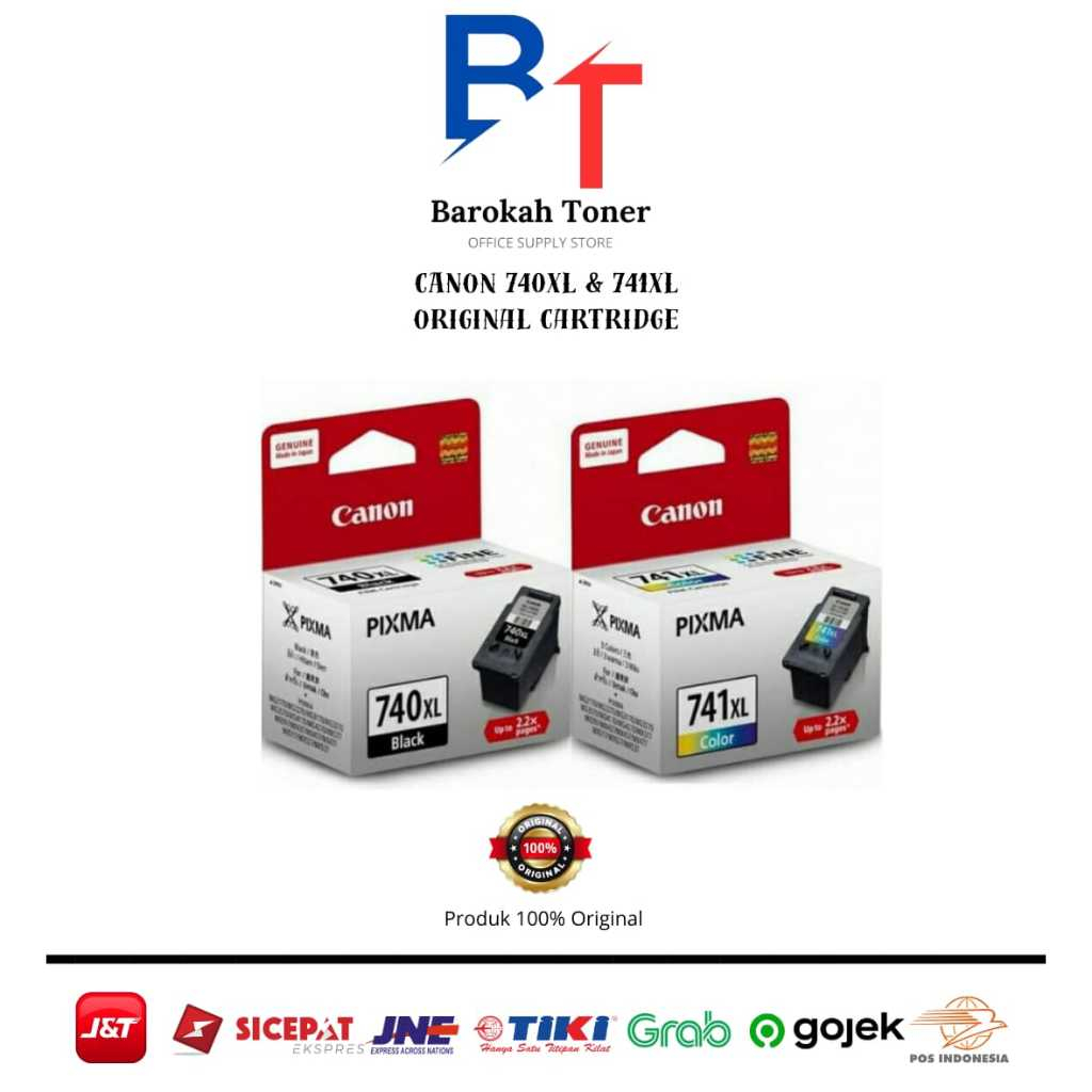 Tinta canon 740xl black 741xl color original