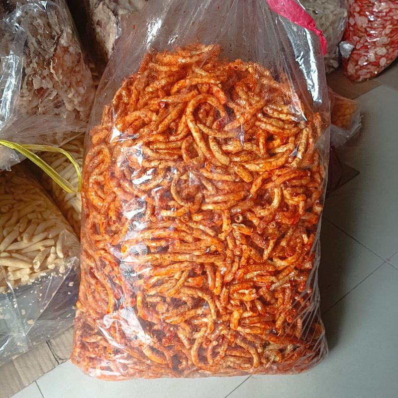 

Satu Bal Kelanting Getuk Pedas Sambal Balado 5 Kg